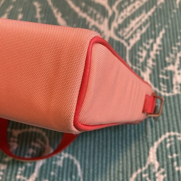 TUMI Laptop Case. Vibrant 2 tone orange/cantalope colors. Shoulder strap. EUC. - Picture 6 of 16